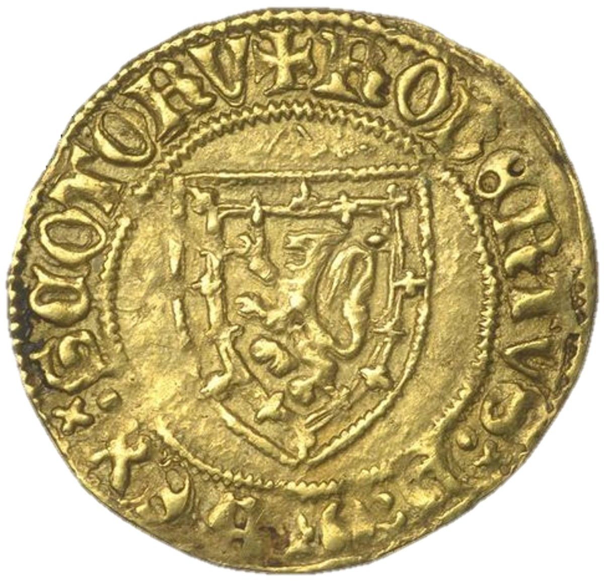 Scotland 1 Demy-Lion - Robert III Heavy Coinage, 2nd Issue obverse