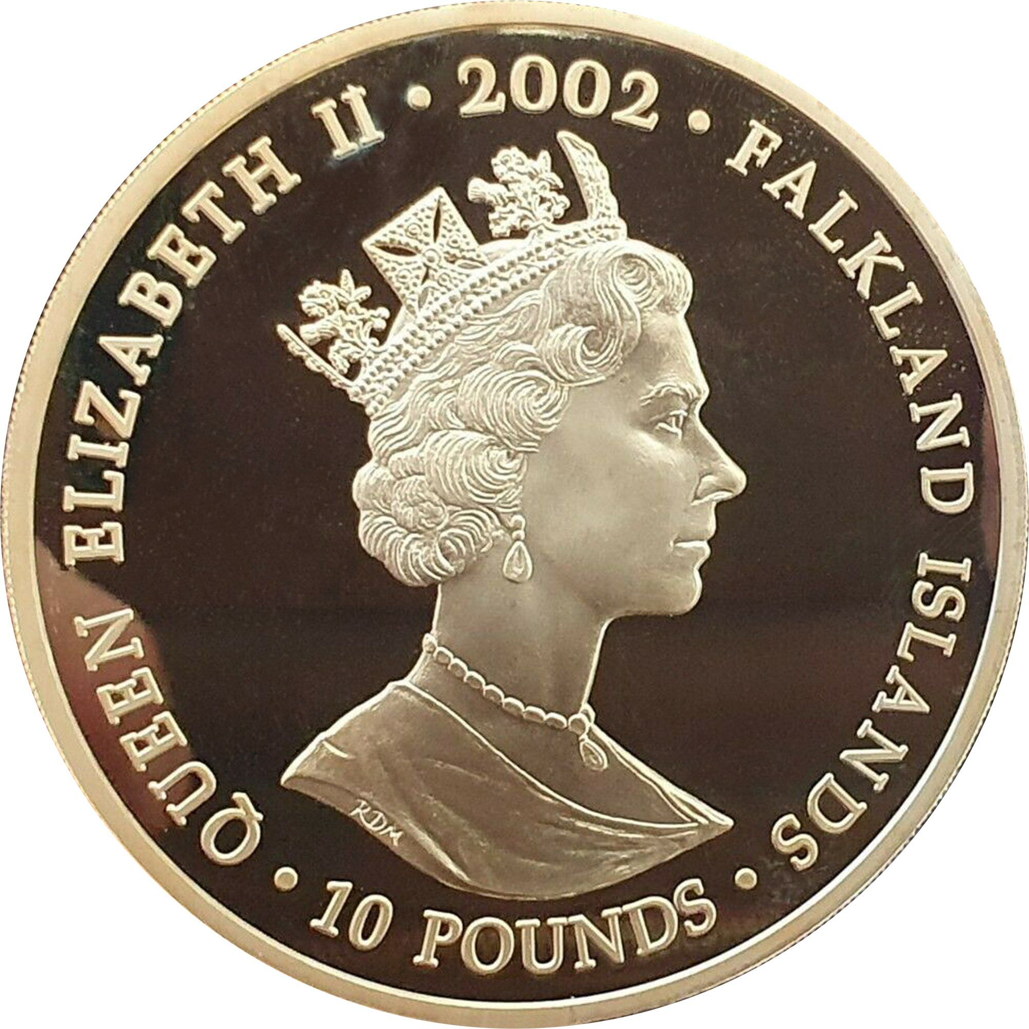 Falkland Islands 10 Pounds - Elizabeth II Royal family obverse