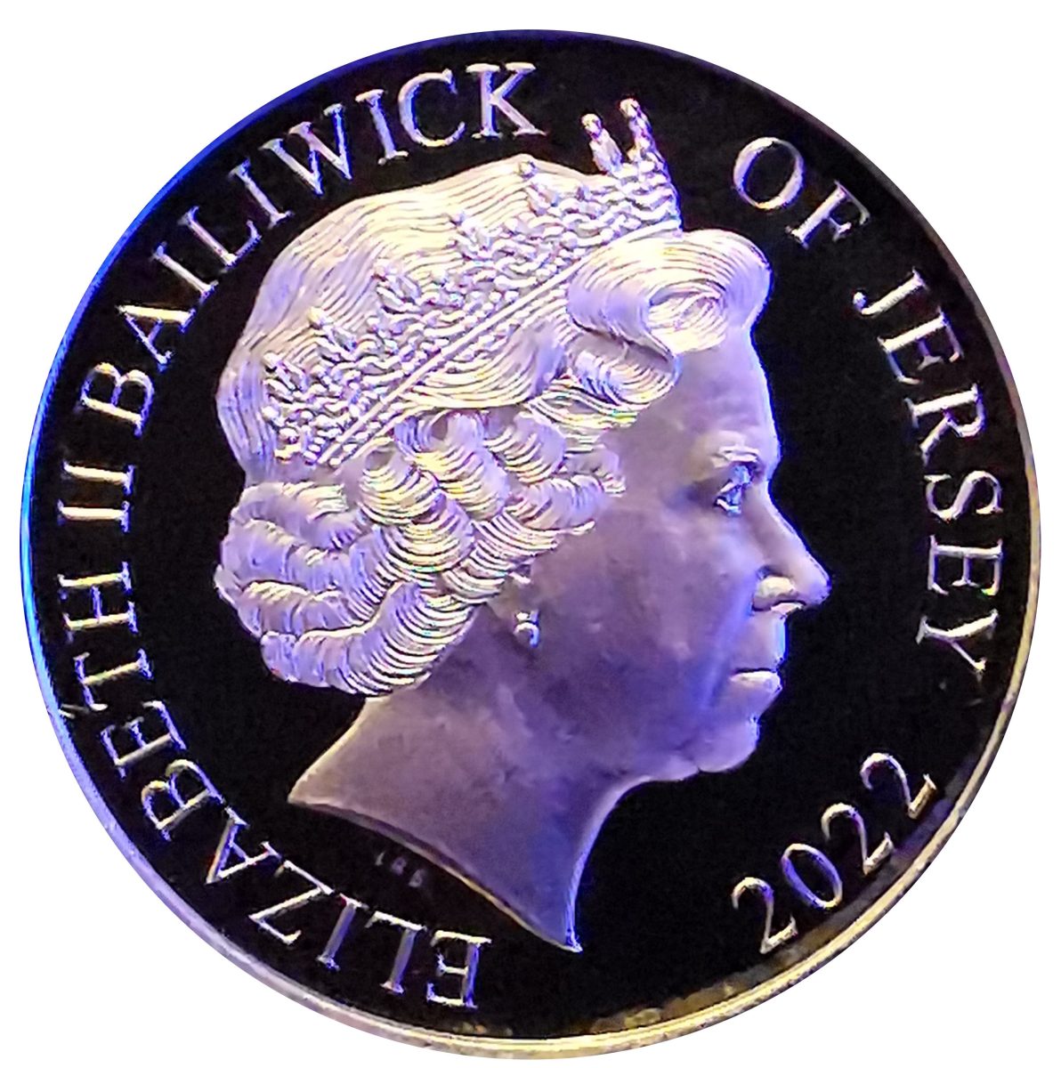 Jersey 1 Penny - Elizabeth II The platinum jubilee penny obverse