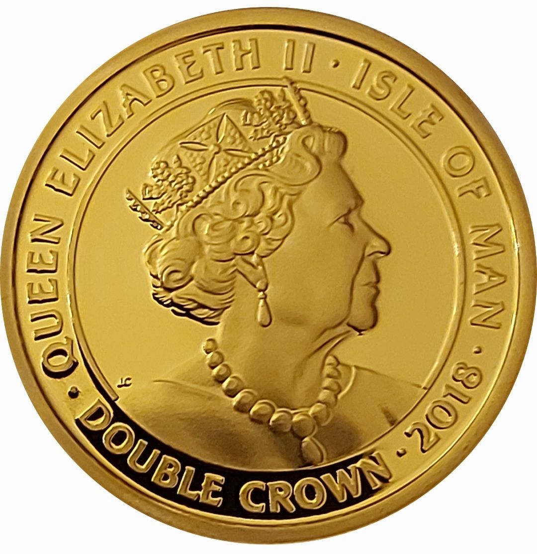 Isle of Man 2 Crowns - Elizabeth II Yggdrasil obverse