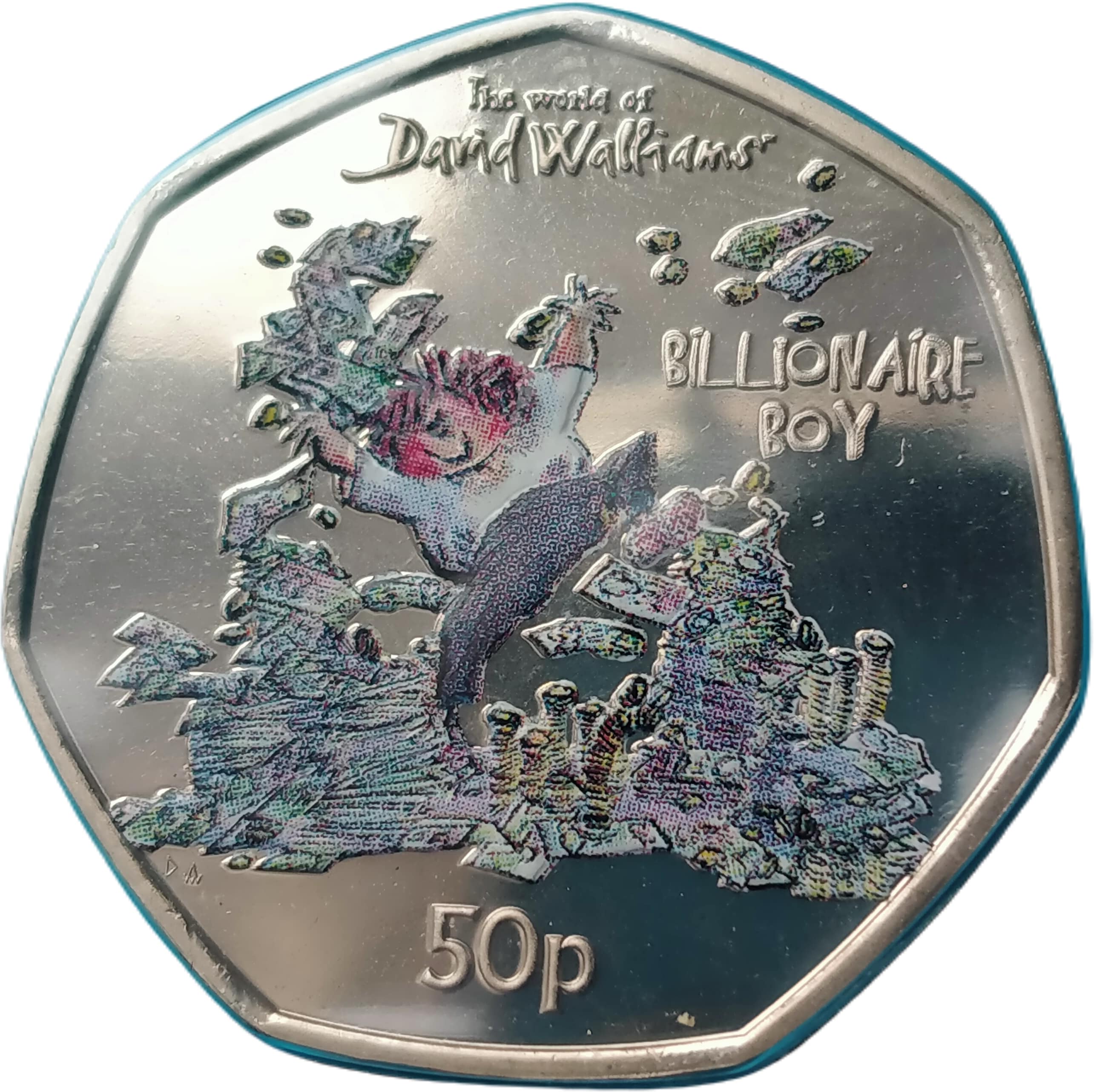 Gibraltar 50 Pence - Elizabeth II Billionaire Boy