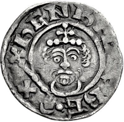 1 Penny - Henry II Short Cross type; class 1a obverse