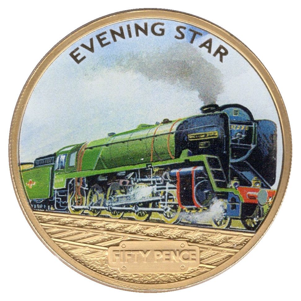 Guernsey 50 Pence - Elizabeth II Evening Star