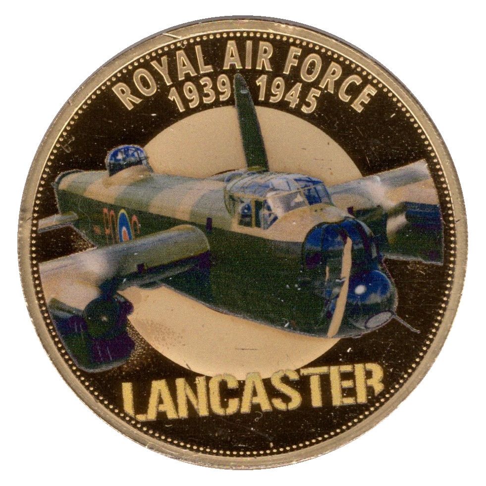 Guernsey 50 Pence - Elizabeth II RAF - Lancaster reverse