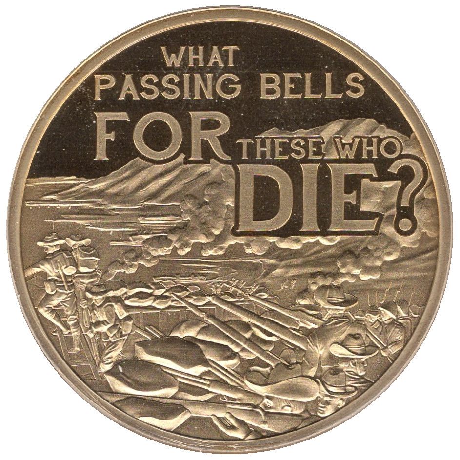 Jersey 50 Pence - Elizabeth II WWI - Gallipoli Campaign reverse