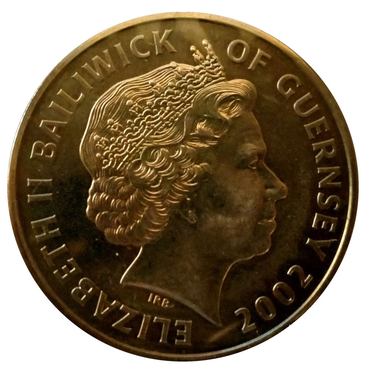 Guernsey 5 Pounds - Elizabeth II Duke of Wellington obverse