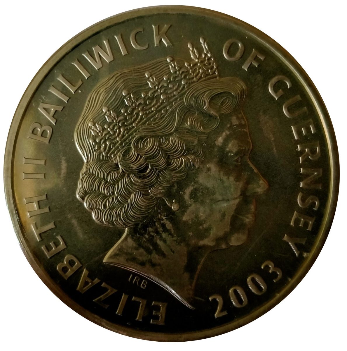 Guernsey 5 Pounds - Elizabeth II Prince William's 21st Birthday obverse