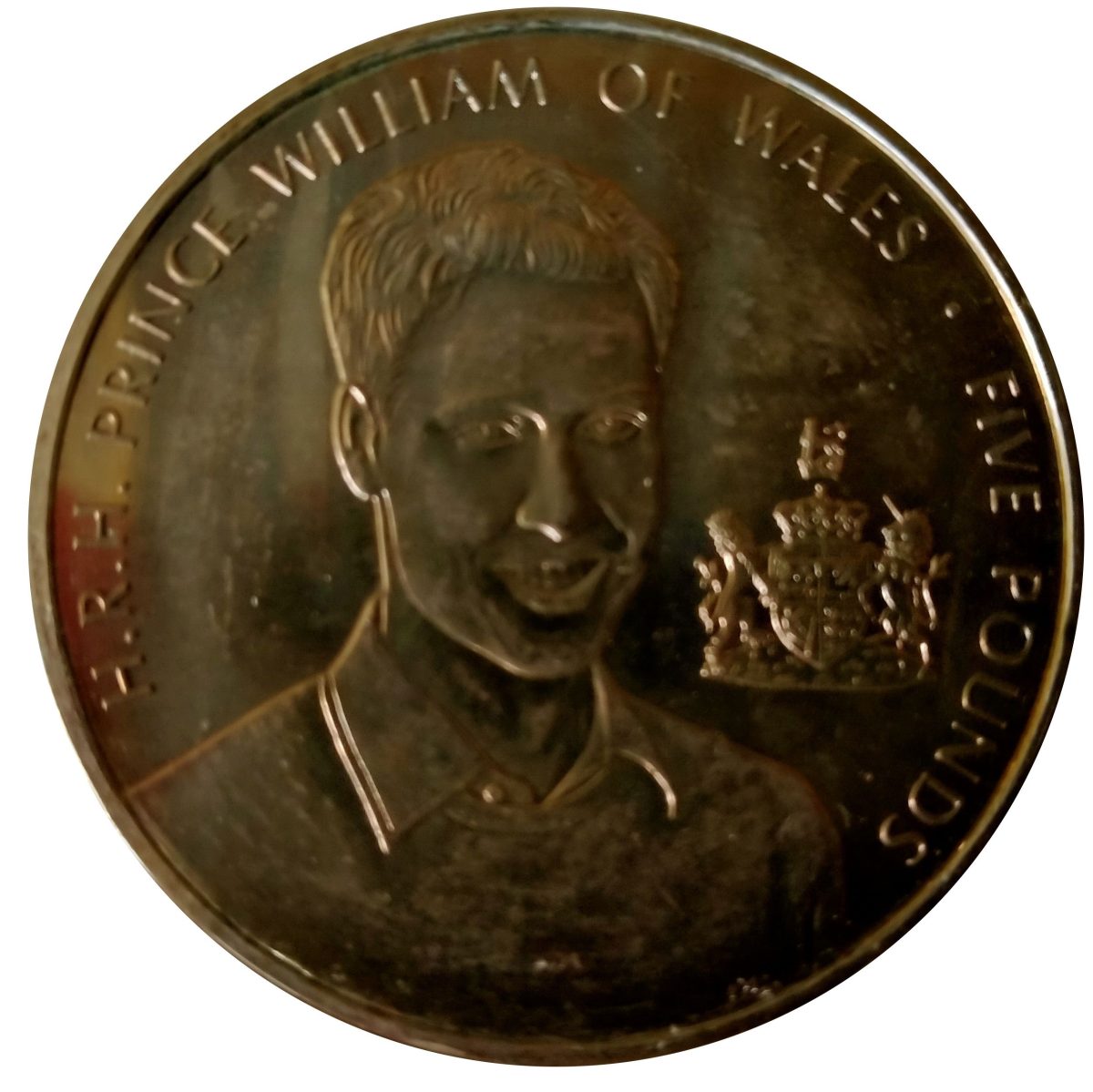 Guernsey 5 Pounds - Elizabeth II Prince William's 21st Birthday