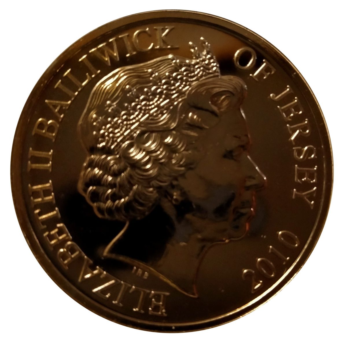 Jersey 5 Pounds - Elizabeth II DBF: Fighter Command obverse