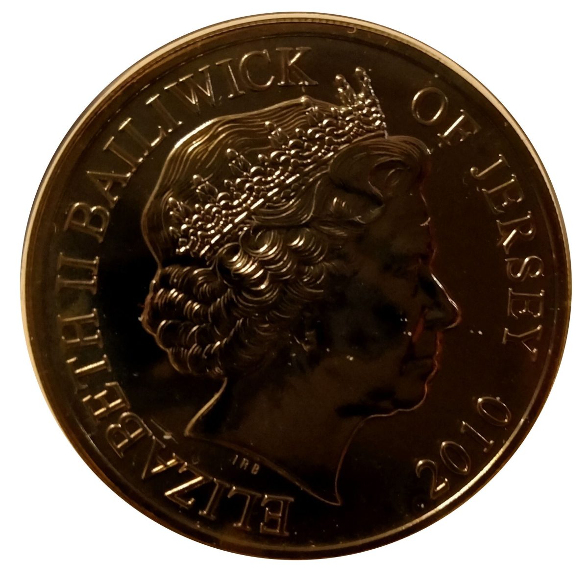 Jersey 5 Pounds - Elizabeth II DBF: Archie McKellar obverse