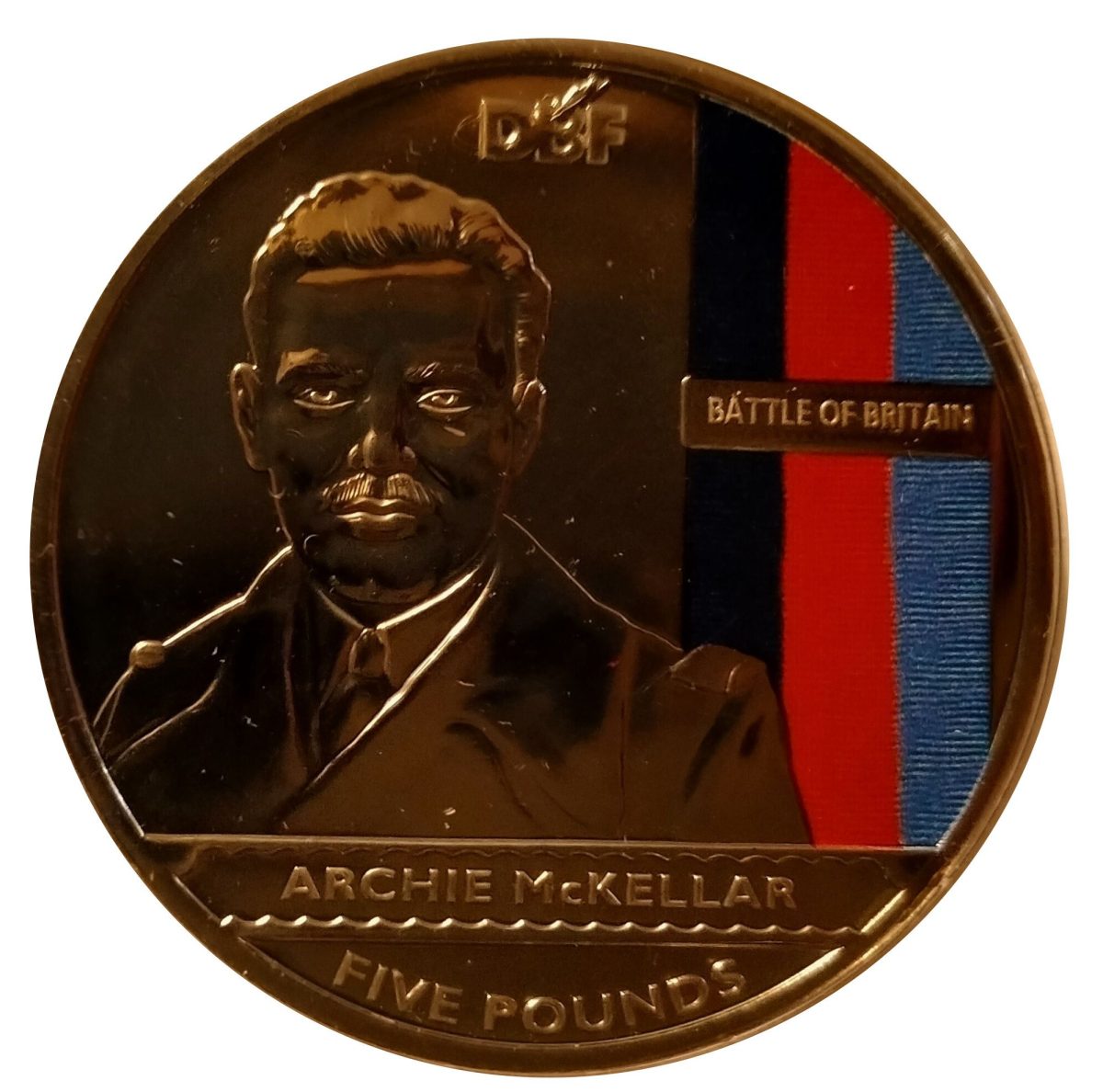 Jersey 5 Pounds - Elizabeth II DBF: Archie McKellar
