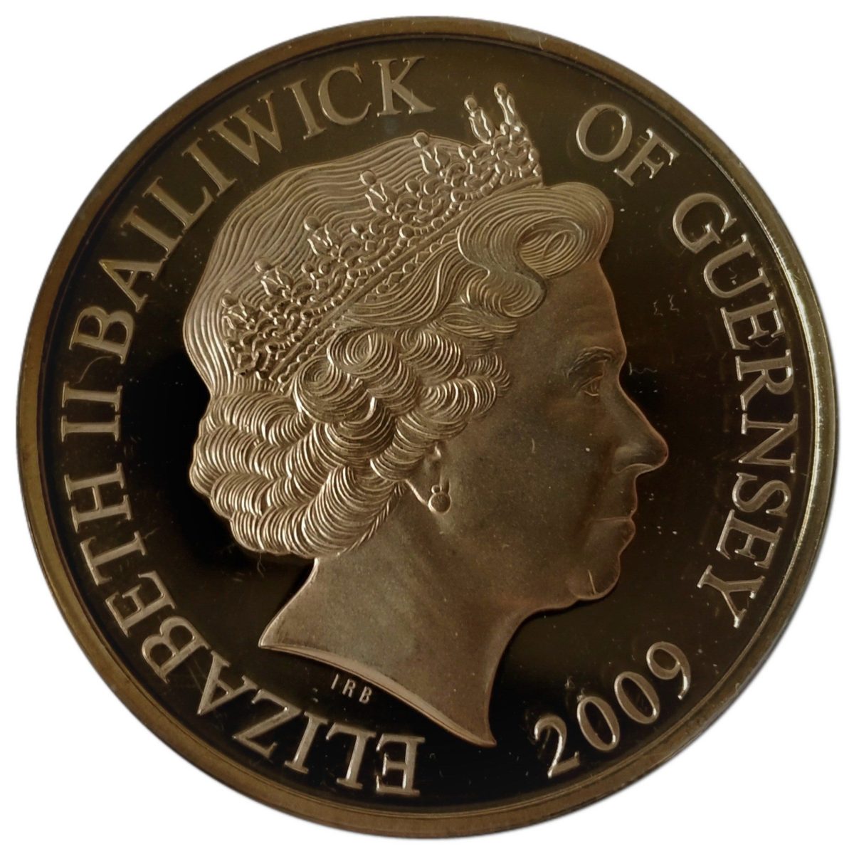 Guernsey 5 Pounds - Elizabeth II The Mary Rose obverse