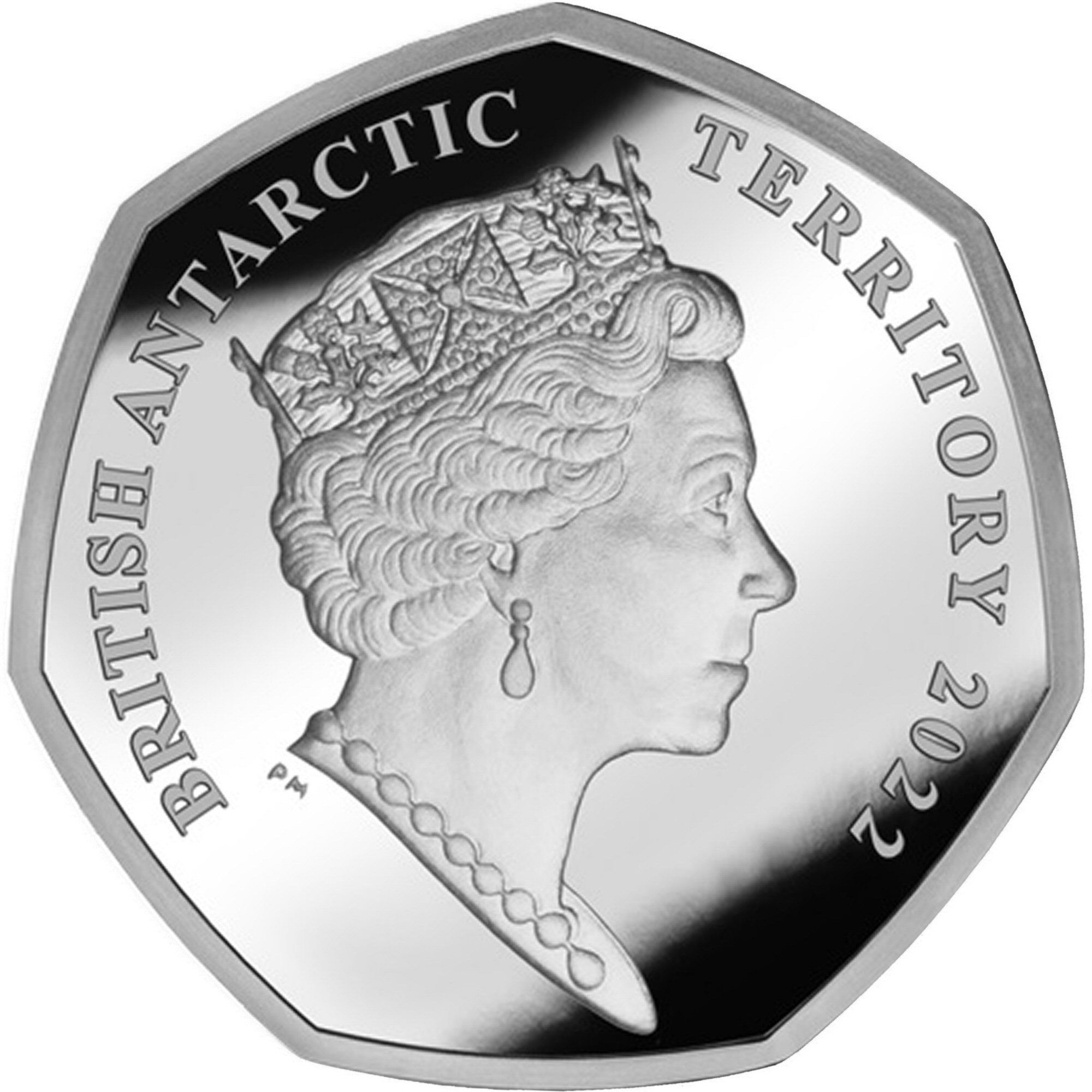 British Antarctic Territory 50 Pence - Elizabeth II Fram obverse