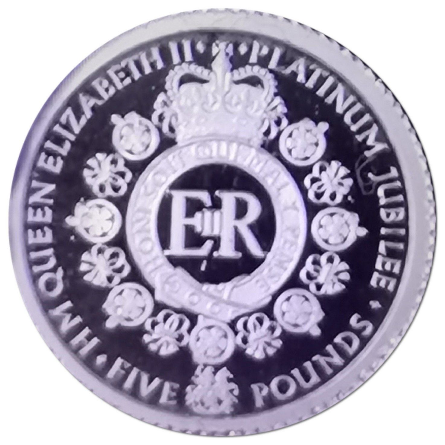 Alderney 5 Pounds - Elizabeth II Platinum Jubilee