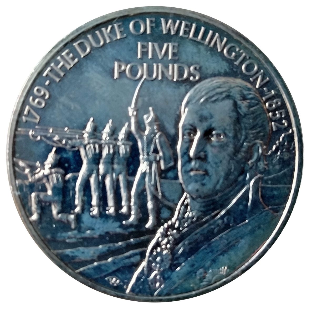 Jersey 5 Pounds - Elizabeth II Duke of Wellington