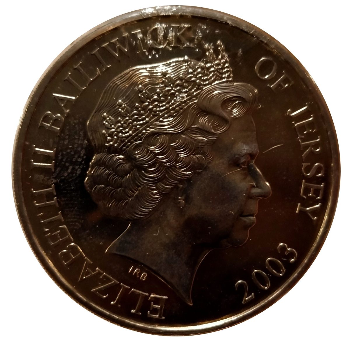 Jersey 5 Pounds - Elizabeth II Sovereign of the Seas obverse