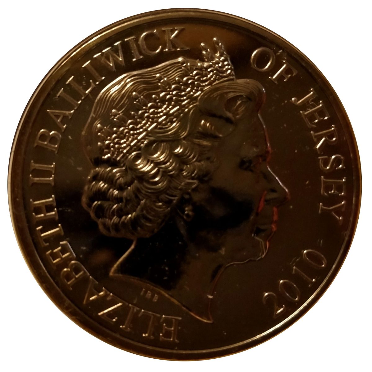 Jersey 5 Pounds - Elizabeth II Jersey Liberation obverse