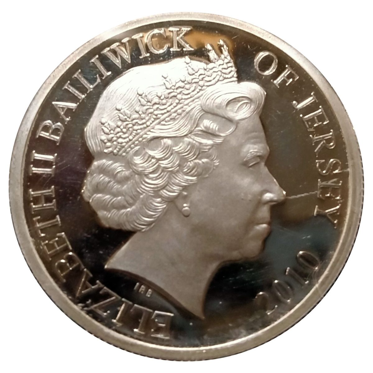Jersey 2 Pounds - Elizabeth II VE Day obverse