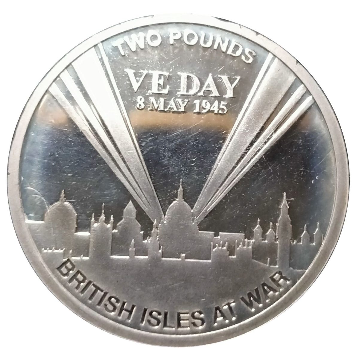 Jersey 2 Pounds - Elizabeth II VE Day