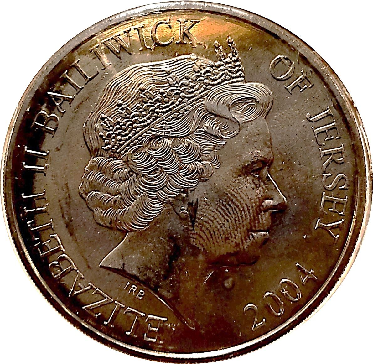 Jersey 5 Pounds - Elizabeth II Crimean War obverse