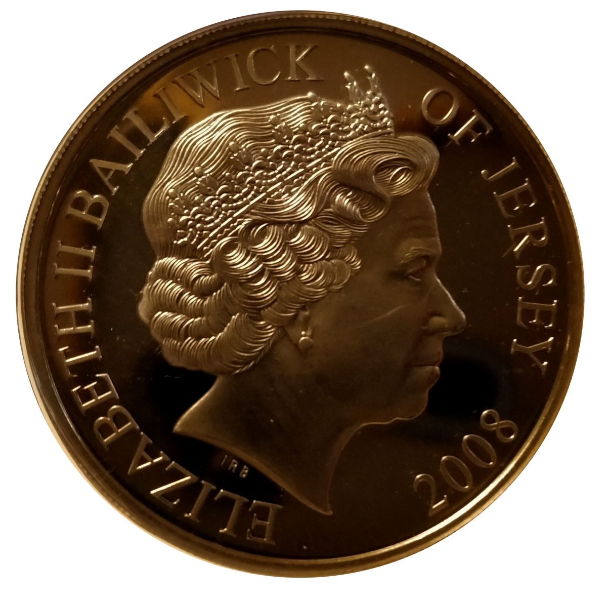Jersey 5 Pounds - Elizabeth II Sir Frank Whittle obverse