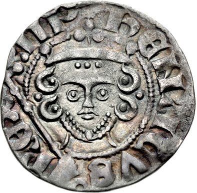 1 Penny - Henry III Long Cross type; class 4a obverse