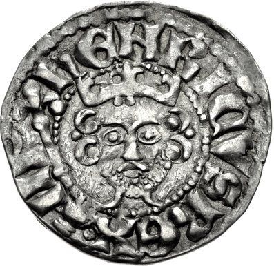 1 Penny - Henry III Long Cross type; class 5d obverse