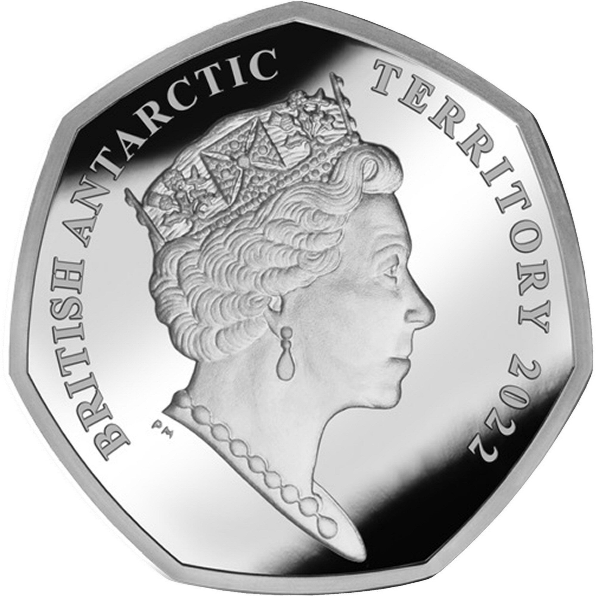 British Antarctic Territory 50 Pence - Elizabeth II Endurance obverse