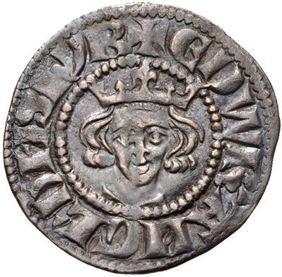 1 Penny - Edward I Sterling type; class 2b obverse