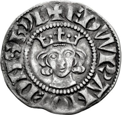 1 Penny - Edward I Sterling type; class 3b obverse
