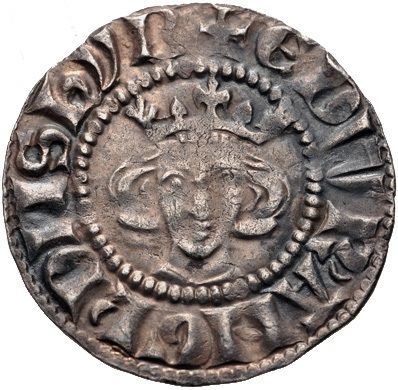 1 Penny - Edward I Sterling type; class 3c obverse