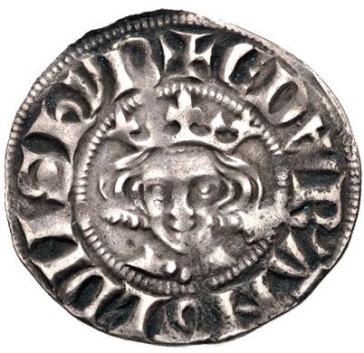 1 Penny - Edward I Sterling type; class 4e obverse