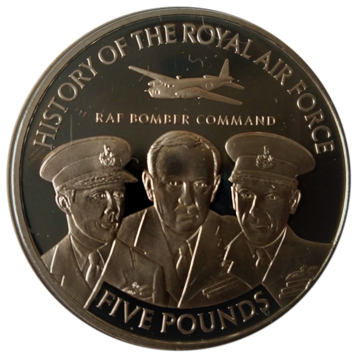 Jersey 5 Pounds - Elizabeth II RAF Bomber Command reverse