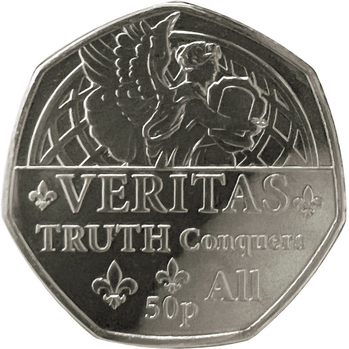 Jersey 50 Pence - Elizabeth II Platinum Jubilee reverse