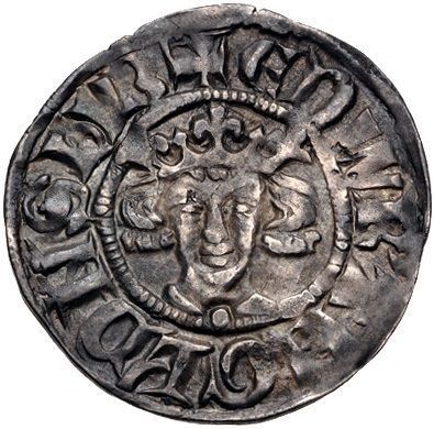 1 Penny - Edward I Sterling type; class 5b obverse