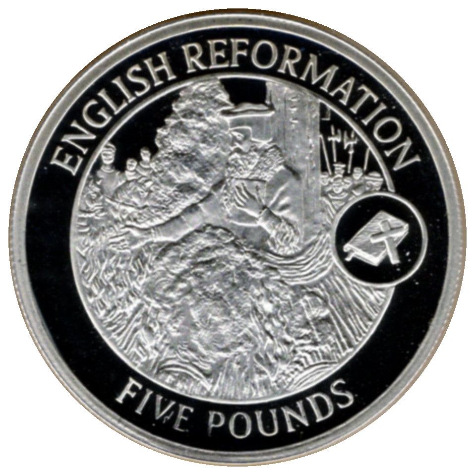 Gibraltar 5 Pounds - Elizabeth II English Reformation