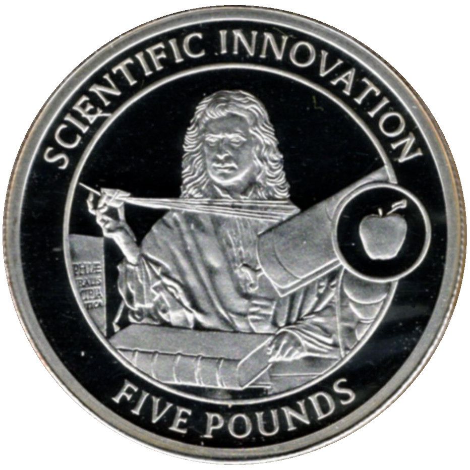 Gibraltar 5 Pounds - Elizabeth II Scientific Innovation