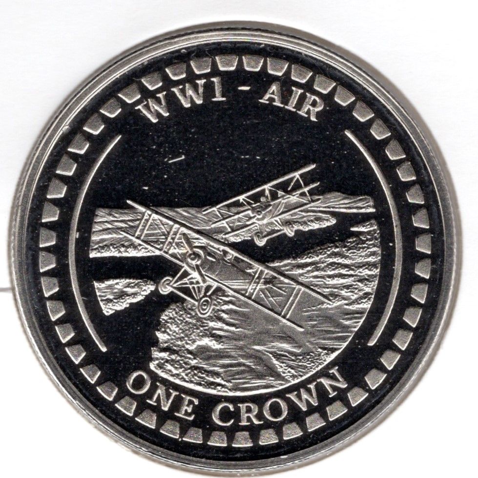 Gibraltar 1 Crown - Elizabeth II WW1 Air