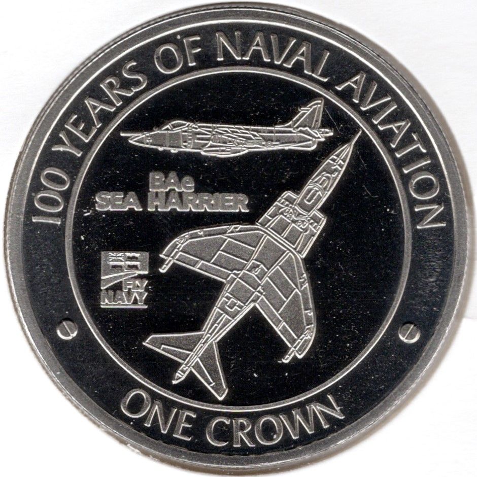Gibraltar 1 Crown - Elizabeth II BAe Sea Harrier