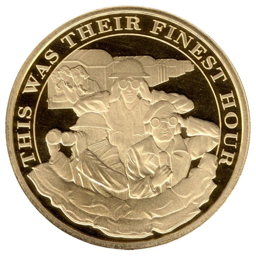 Gibraltar 1 Crown - Elizabeth II Eyes on the Sky reverse
