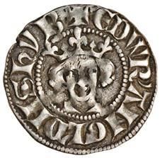1 Penny - Edward I Sterling type; class 6b obverse