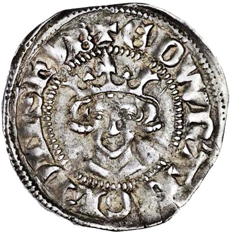 1 Penny - Edward I Sterling type; class 8a obverse
