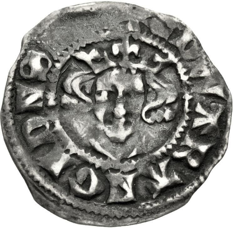 1 Penny - Edward I Sterling type; class 10cf2 obverse