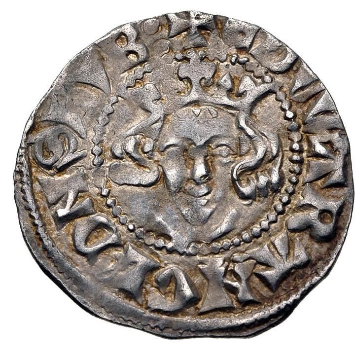 1 Penny - Edward I Sterling type; class 10cf3 obverse