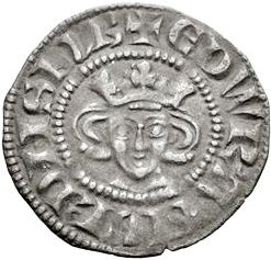 ½ Penny - Edward I London; class 3c obverse