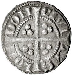 ½ Penny - Edward I London; class 3c