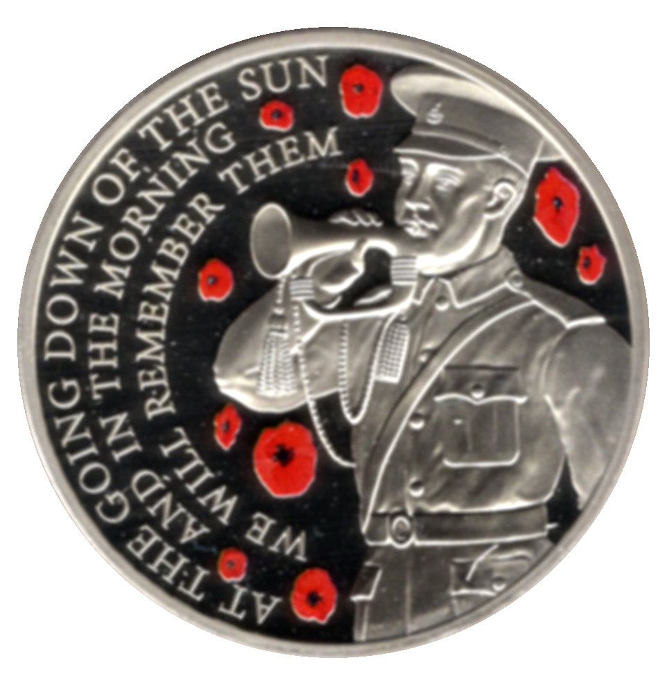 Guernsey 5 Pounds - Elizabeth II Centenary of the First World War