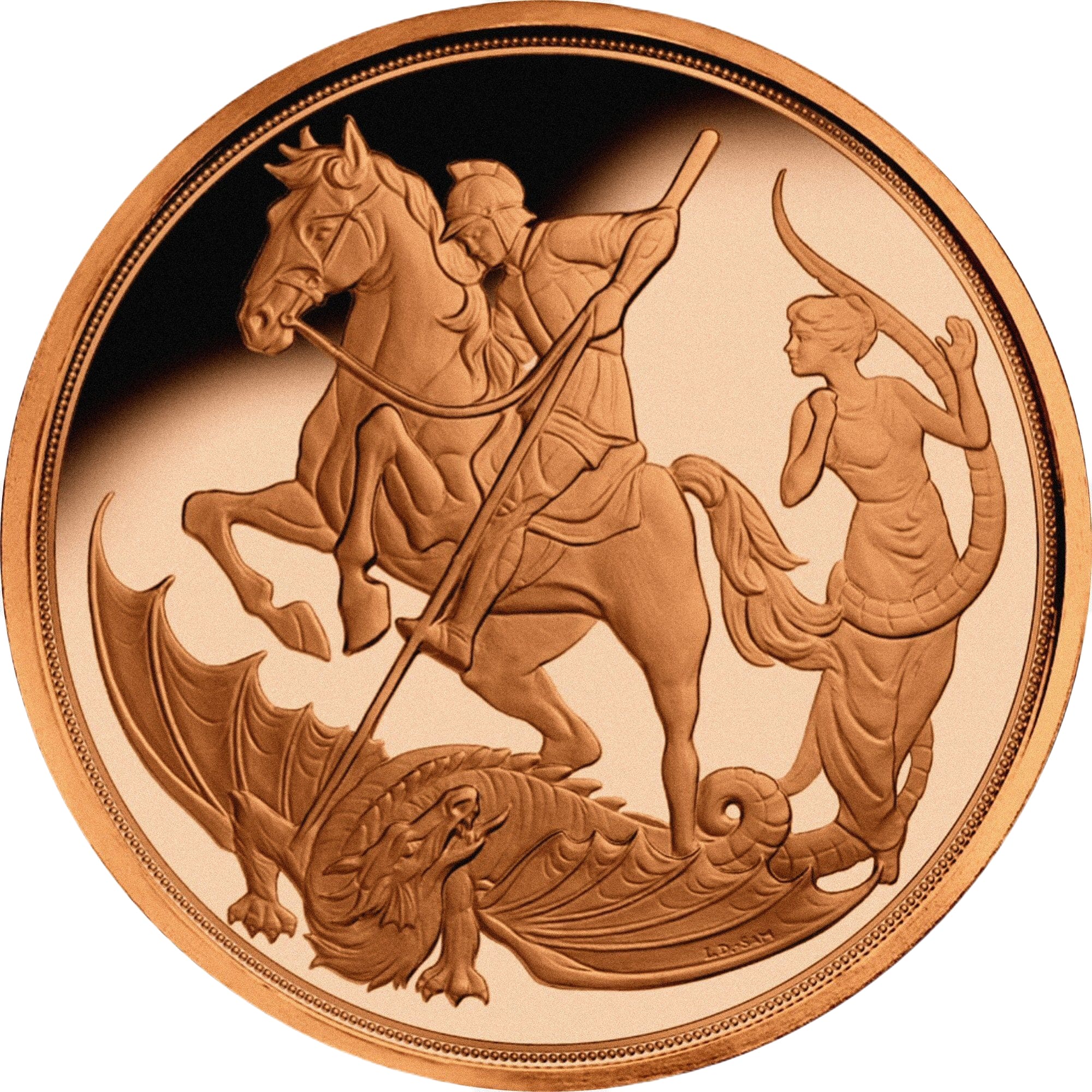 Gibraltar ¼ Sovereign - Elizabeth II Saving the Princess