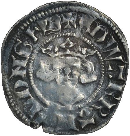 1 Penny - Edward II class 12c obverse