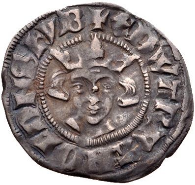 1 Penny - Edward II class 13 obverse